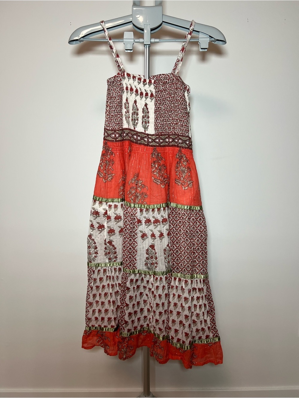 CYN by Cynthia Mehra Boho Tiered Women’s Summer Sundress with Spaghetti Straps